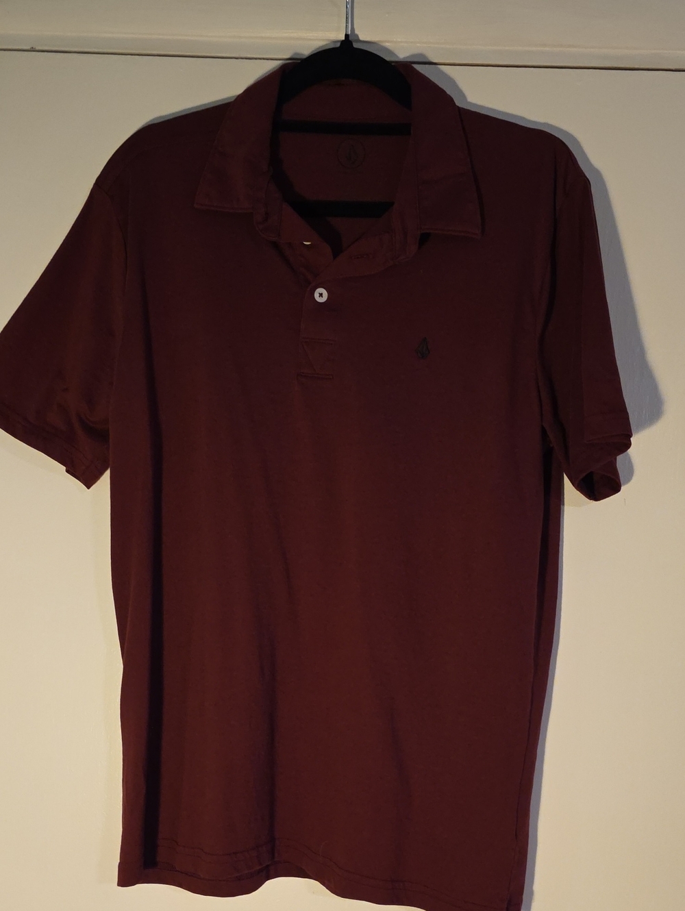 Volcom Men's Polo Shirt - Maroon